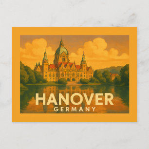 Hanover Germany City Art Postcard