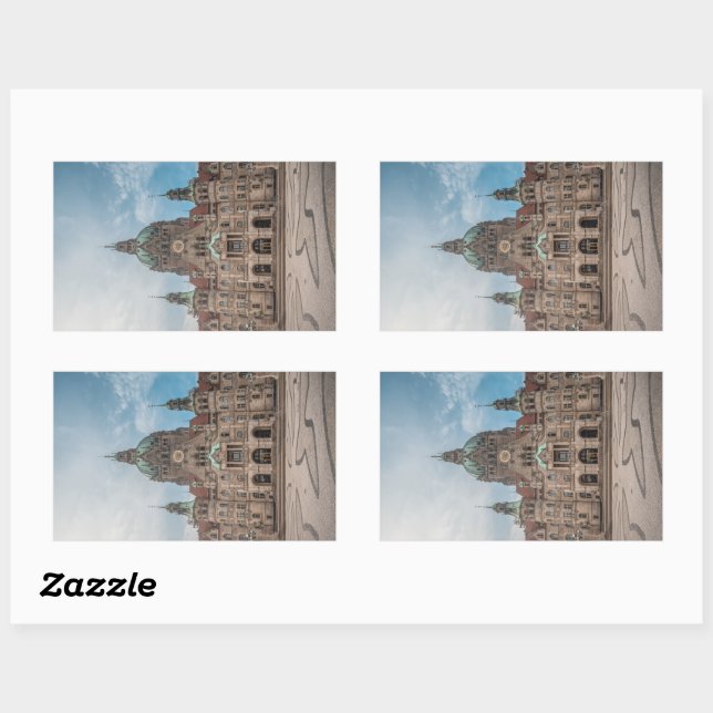 Hanover Germany Rectangular Sticker (Sheet)