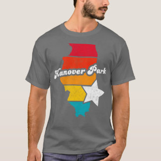 Hanover Park Illinois Vintage Distressed Souvenir  T-Shirt