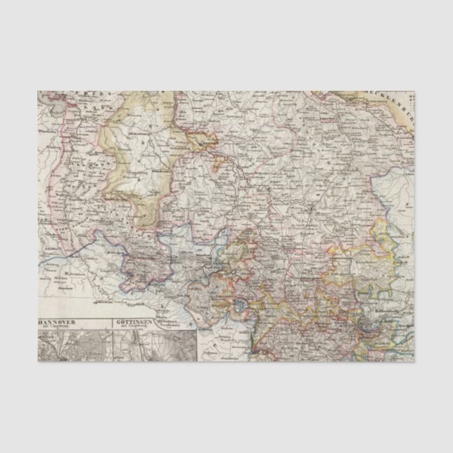 Hanover Region of Germany Tissue Paper (Front)
