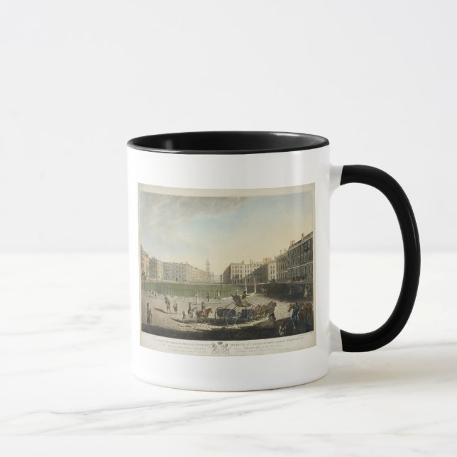Hanover Square, engraved by Robert Pollard (1755-1 Mug (Right)