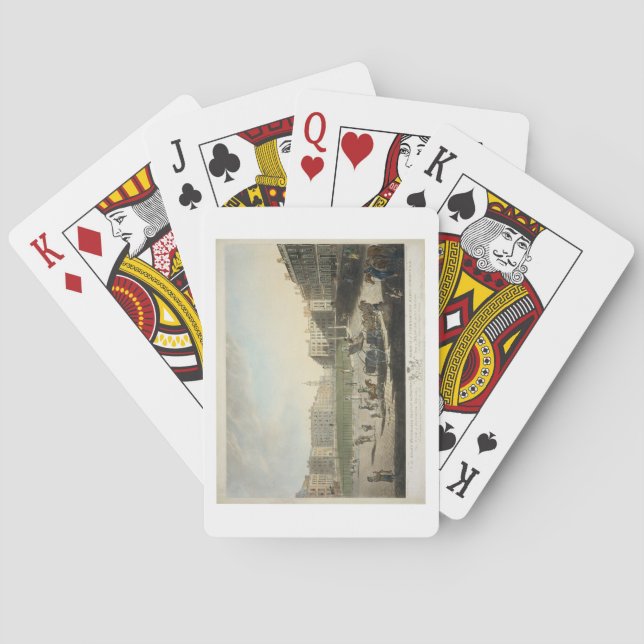 Hanover Square, engraved by Robert Pollard (1755-1 Playing Cards (Back)
