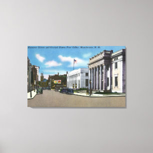 Hanover Street View of the Post Office Canvas Print