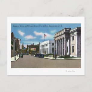 Hanover Street View of the Post Office Postcard