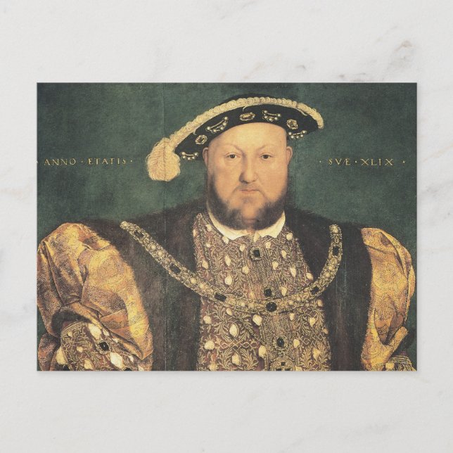 Hans Holbein the Younger Henry VIII Postcard (Front)