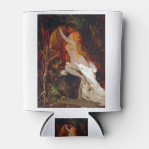 Hans Makart Faun and Nymph Can Cooler
