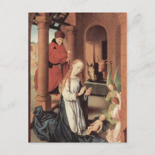 Hans Memling- The Nativity Postcard