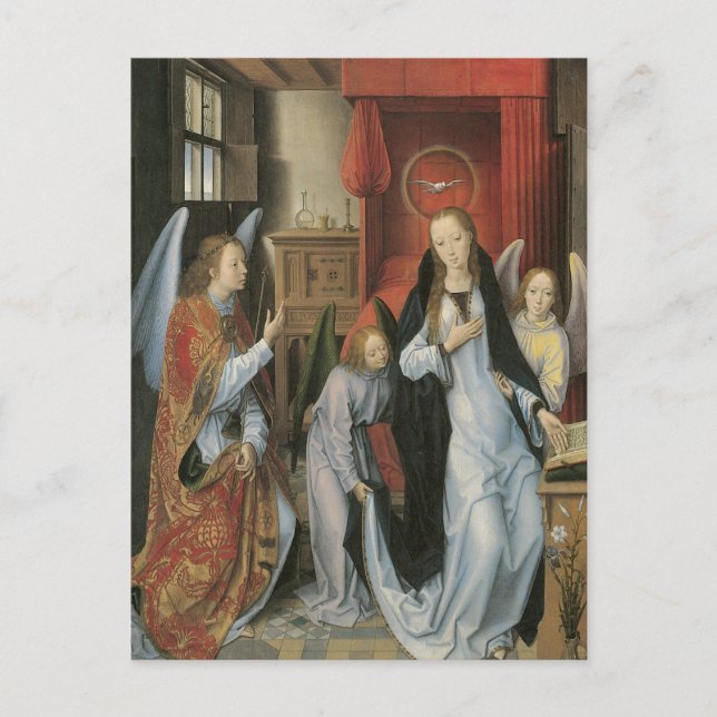 Hans Memling's Annunciation Postcard (Front)