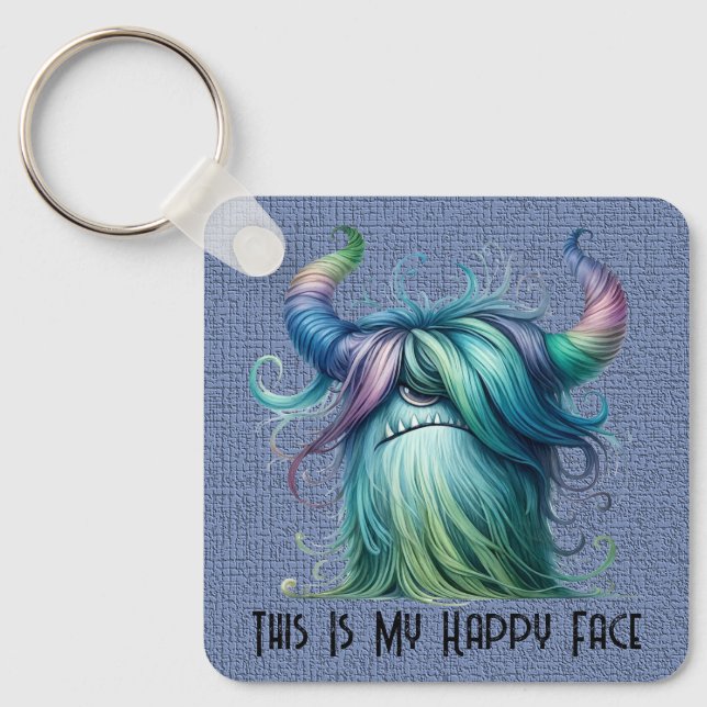 Hans - One-Eyed Monster Custom Keychain (Front)