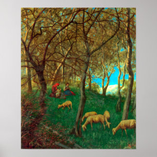 Hans Thoma At Lake Garda Poster