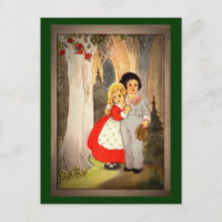 Hansel and Gretel at Forest's Edge