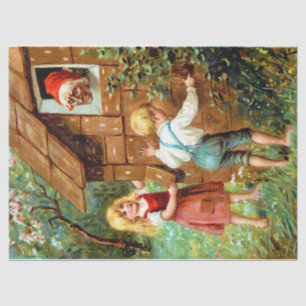 Hansel And Gretel Vintage Fairy Tale Decoupage Tissue Paper
