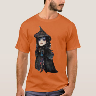 Hansel and Gretels Witch Watercolor Halloween STIC T-Shirt