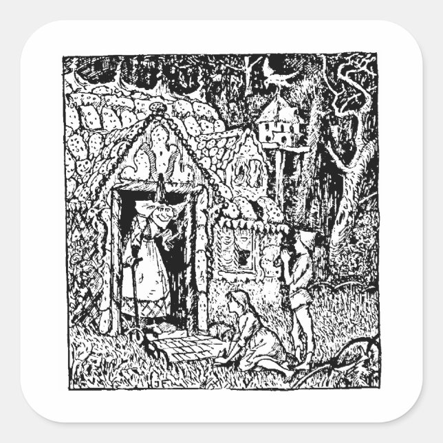 Hansel and Grettel  Sticker (Front)