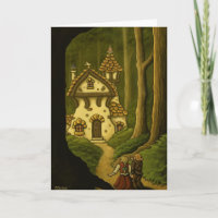 Hansel & Gretel fairytale greetingcard