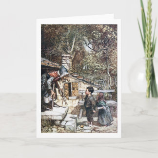 Hansel & Grethel meet the Witch Card
