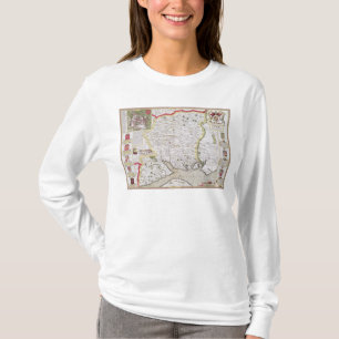 Hantshire, engraved by Jodocus Hondius T-Shirt