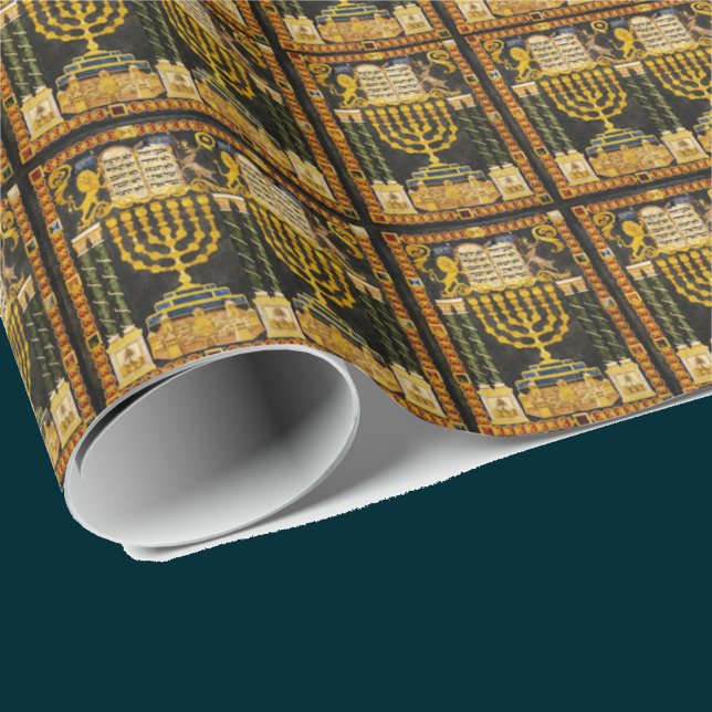 Hanukah Menorah Wrapping Paper (Creator Uploaded)