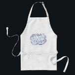 Hanukah Sameach Holiday Apron<br><div class="desc">Get in the holiday spirit with a dedicated Hanukkah apron for frying your latkes and doughnuts.</div>