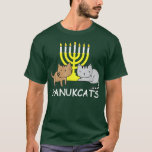 Hanukcats Funny Hanukkah Gift Cute Kawaii Cat  T-Shirt<br><div class="desc">Hanukcats Funny Hanukkah Gift Cute Kawaii Cat  .</div>