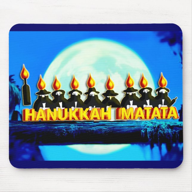 Hanukka Matata Mouse Pad (Front)