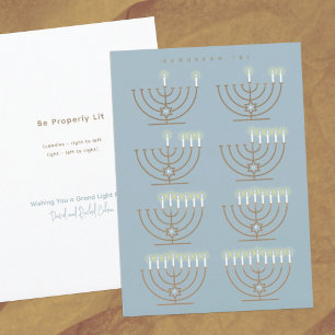 Hanukkah 101 holiday card