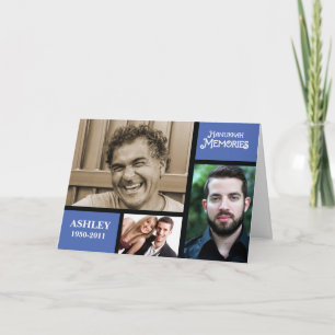 Hanukkah 3 Photo Memories Customisable Holiday Card