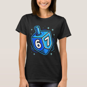 Hanukkah 67 Six Seven Boy Girl Kids 67 Meme Hanukk T-Shirt