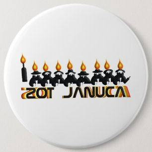 Hanukkah 6 Cm Round Badge
