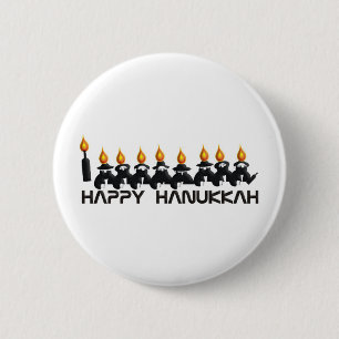 Hanukkah 6 Cm Round Badge