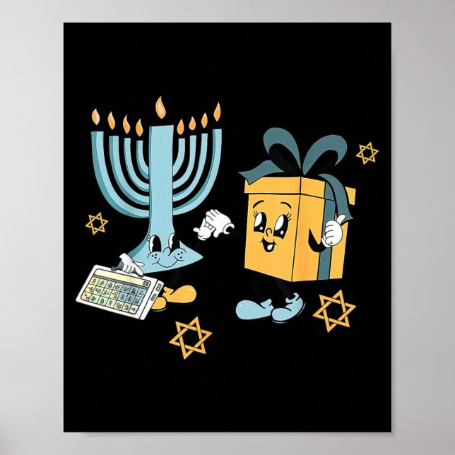 Hanukkah Aac Speech Therast Slp Communication Acce Poster (Front)