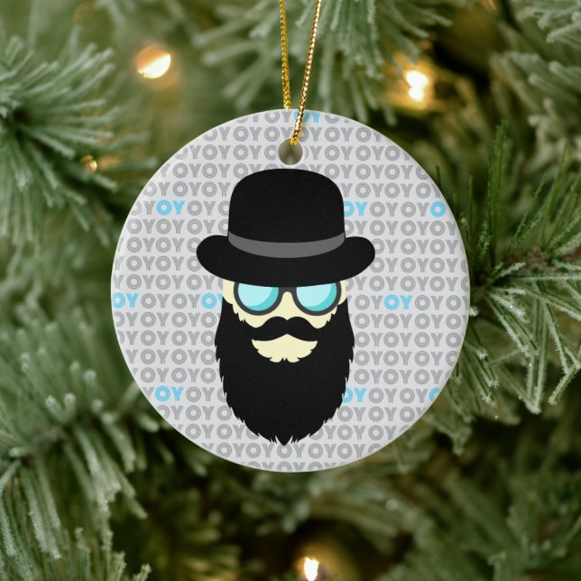 Hanukkah and Christmas Ceramic Tree Decoration (Tree)