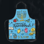 Hanukkah   apron<br><div class="desc">This apron is perfect for cooking up your favourite Hanukkah dishes! It's also great for hosting your own Hanukkah party. 

Gifts for Coach,  Instructor,  teacher,  friends,  mum,  dad,  girlfriend/boyfriend,  co-worker,  hostess,  neighbour,  him/her,  couples,  grandparents,  boss,  kids,  best friend,  family,  in-laws,  squad,  team, </div>
