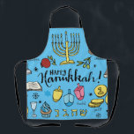 Hanukkah   apron<br><div class="desc">This apron is perfect for cooking up your favourite Hanukkah dishes! It's also great for hosting your own Hanukkah party. 

Gifts for Coach,  Instructor,  teacher,  friends,  mum,  dad,  girlfriend/boyfriend,  co-worker,  hostess,  neighbour,  him/her,  couples,  grandparents,  boss,  kids,  best friend,  family,  in-laws,  squad,  team, </div>