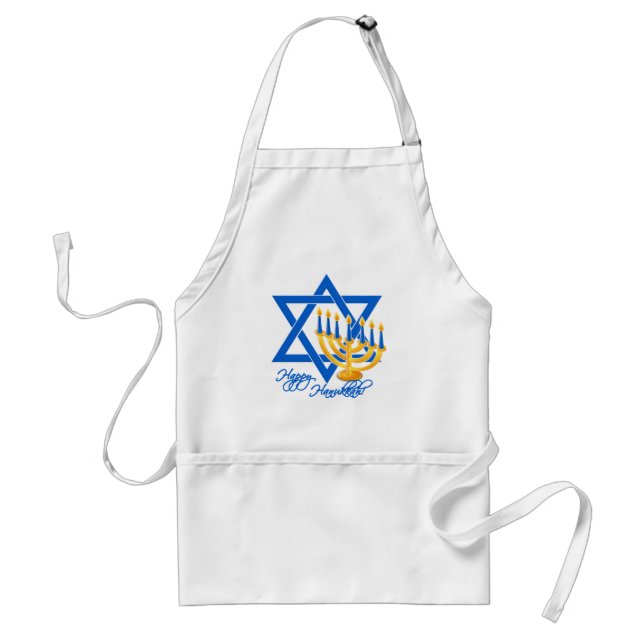 Hanukkah apron - choose style (Front)