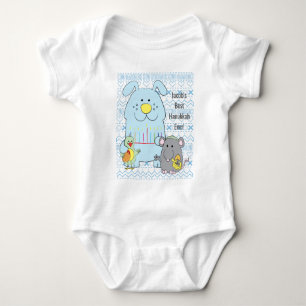 Hanukkah Baby Jersey Body Suit/Cat+Mouse+Bird Bodysuit