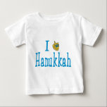 Hanukkah Baby T-Shirt<br><div class="desc">Hanukkah T Shirts: Funny Hanukkah t shirt designs. This Hanukkah T-Shirt is a perfect choice for your favourite someone. Happy Hanukkah Shirts for all.
Descriptive Words: Hanukkah T-Shirts, Chanukah, Star of David, Hanukkah Gifts, </div>