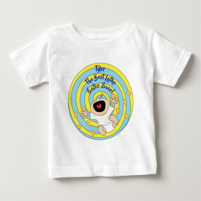 Hanukkah "Best Latke Eater" Baby T-Shirt (Front)