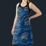 Hanukkah Blue Small Medium Large All Ages Apron<br><div class="desc">Hanukkah Blue Small Medium Large All Ages Apron</div>