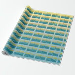 Hanukkah Candles   Wrapping Paper<br><div class="desc">The eight candles plus one of Hannukah. Nothing like turning on lights in the middle of winter.</div>