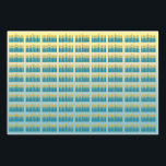 Hanukkah Candles  Wrapping Paper Sheet<br><div class="desc">The eight candles plus one of Hannukah. Nothing like turning on lights in the middle of winter.</div>
