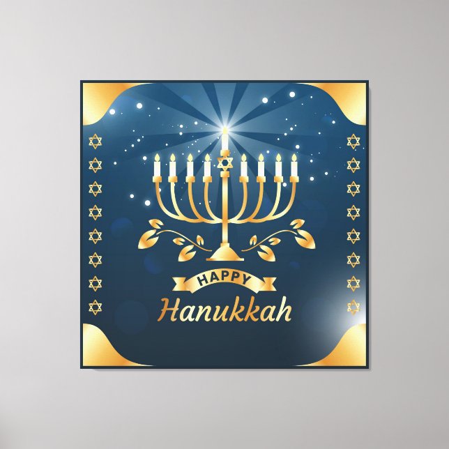 Hanukkah Canvas Print (Front)