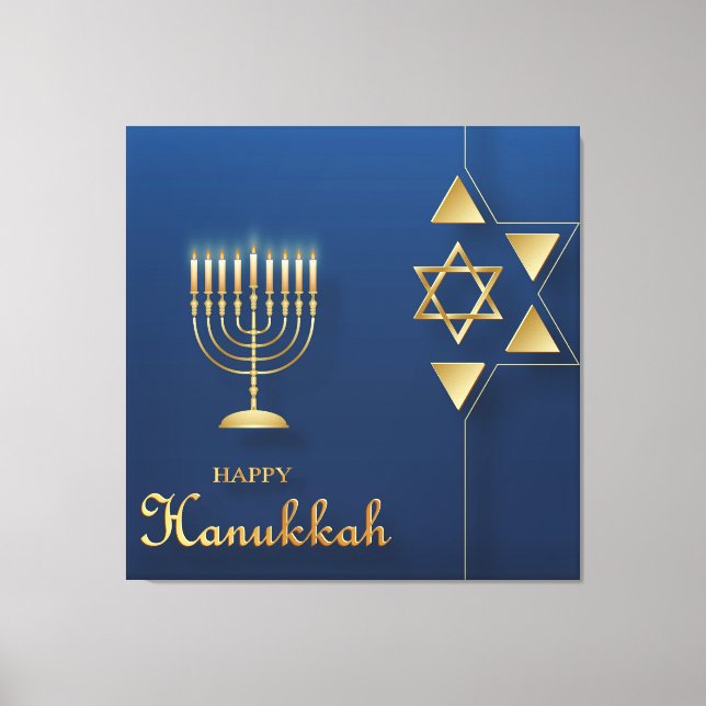 Hanukkah Canvas Print (Front)