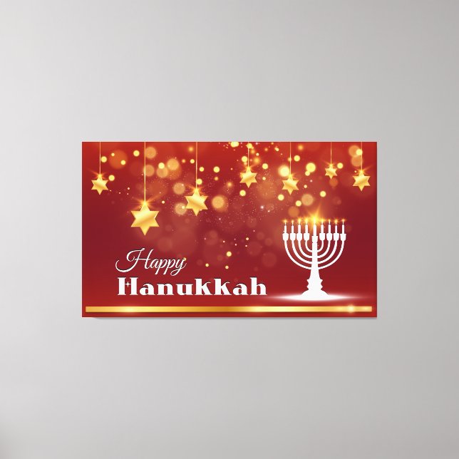 Hanukkah Canvas Print (Front)