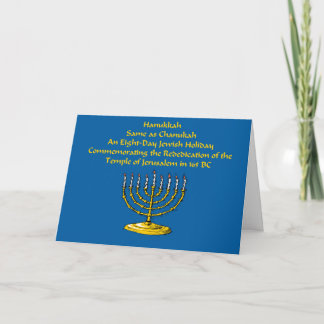 Hanukkah Card