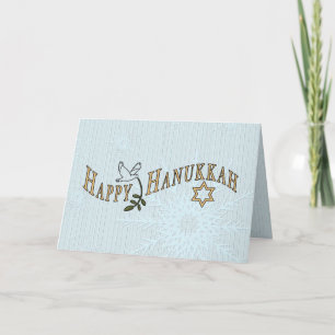 Hanukkah Card-Add own words inside Holiday Card