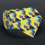 Hanukkah Cats Tie<br><div class="desc">Hanukkah Cats

Change the background colour to make it your own!</div>