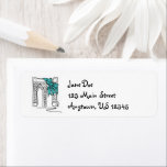 Hanukkah Chanukah Brooklyn Bridge NYC Holiday<br><div class="desc">Labels feature an original marker illustration of a classic New York City landmark, the Brooklyn Bridge, "dressed up" for the holiday season. Great for mailing holiday greetings! This Chanukah illustration is also available on other products. Don't see what you're looking for? Need help with customisation? Contact Rebecca to have something...</div>