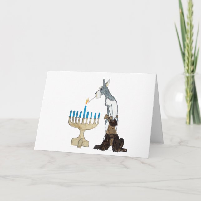 Hanukkah - Chanukah card (Front)