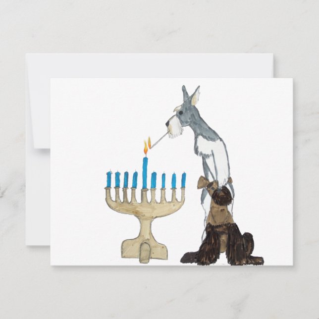 Hanukkah - Chanukah card (Front)